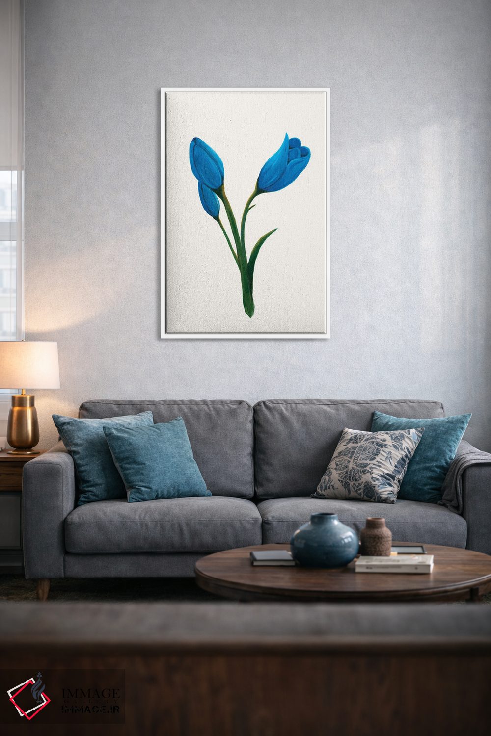 تابلو مینیمال سوسن روز روشن ۱ اثر کیلیگ وولد - D4W