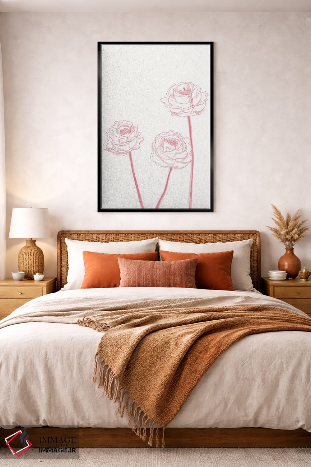 تابلو مینیمال شکوفه های صدتومانی ۲ اثر کیلیگ وولد - D4B