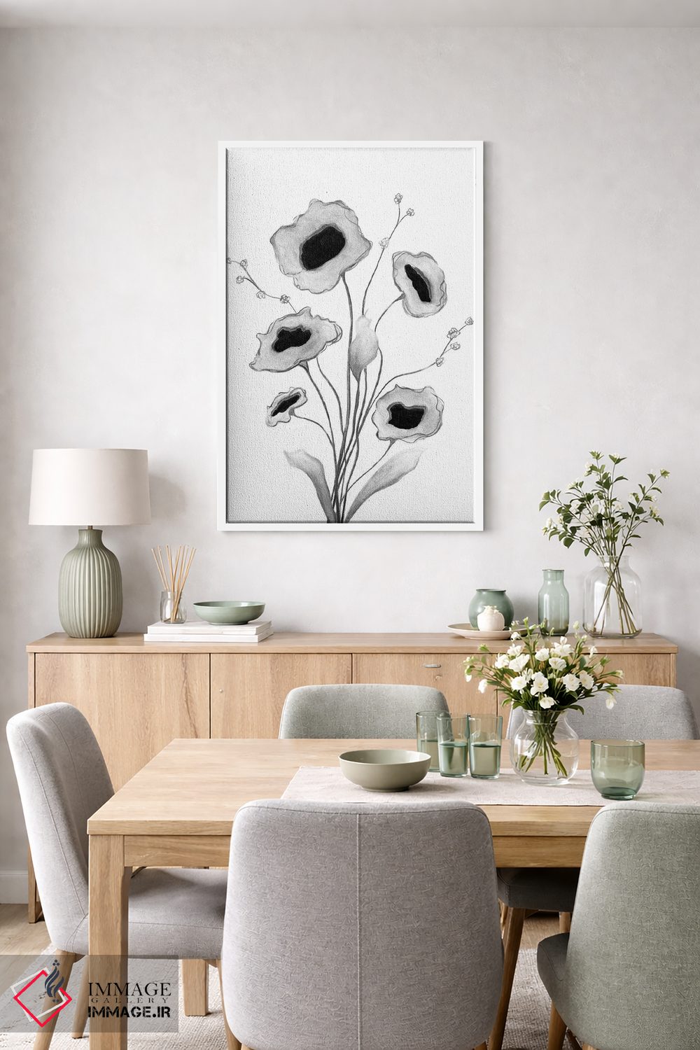 تابلو مینیمال لحظات نرم ۲ اثر کیلیگ وولد - D5W