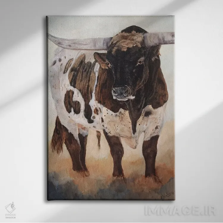 تابلو دکوراتیو بابای بزرگ ۲ اثر کتی وینکلر - نمای روبهرو روی دیوار