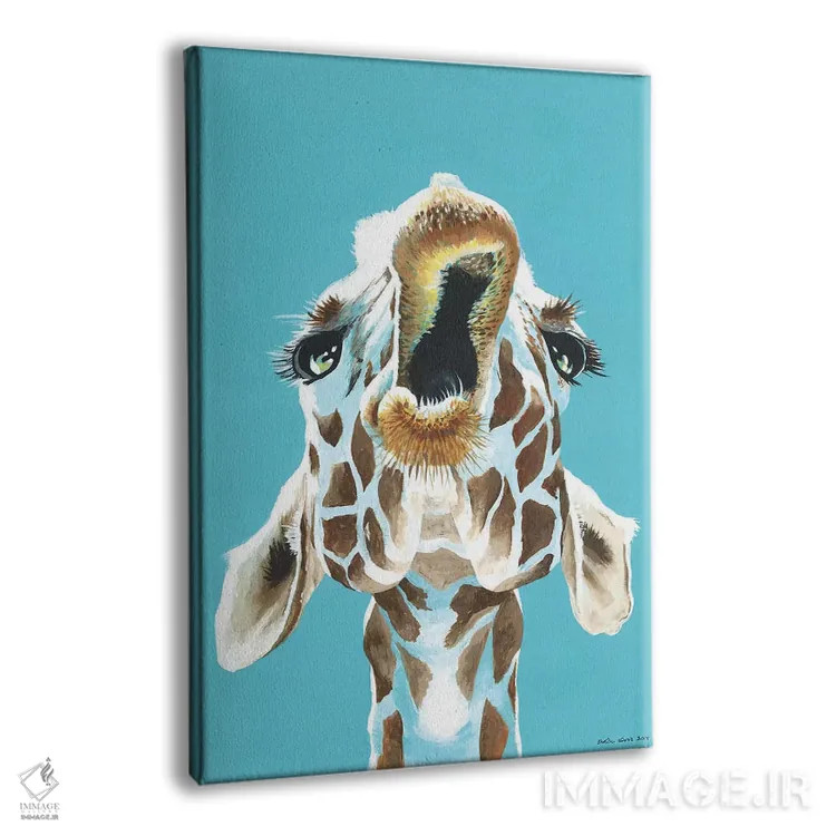 تابلو دکوراتیو شوخی کردن اثر کیرستین وود - نمای پرسپکتیو محصول