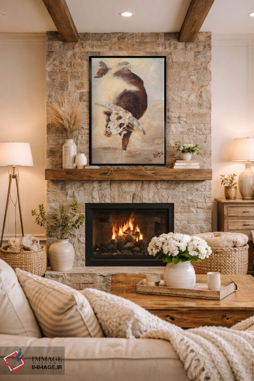 تابلو دکوراتیو تکان، تلق تلق و غلتیدن ۲ اثر کتی وینکلر - D2B