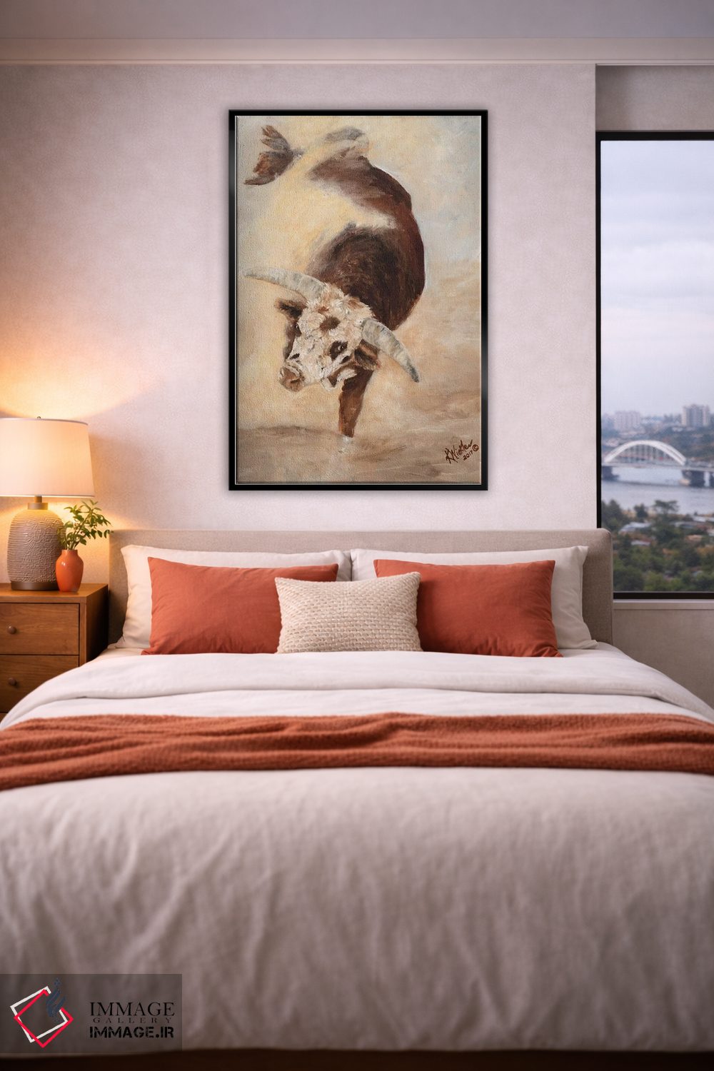 تابلو دکوراتیو تکان، تلق تلق و غلتیدن ۲ اثر کتی وینکلر - D4B