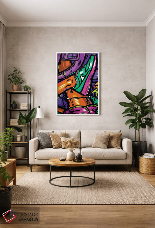 تابلو دکوراتیو نایکی اثر ساندرا کوالسکی - D1W