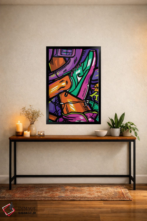 تابلو دکوراتیو نایکی اثر ساندرا کوالسکی - D5B