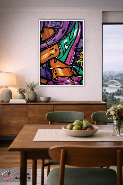 تابلو دکوراتیو نایکی اثر ساندرا کوالسکی - D6W