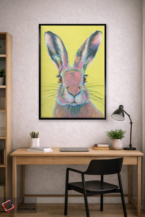 تابلو دکوراتیو خرگوش دیوانه ماه مارس اثر کیرستین وود - D1B