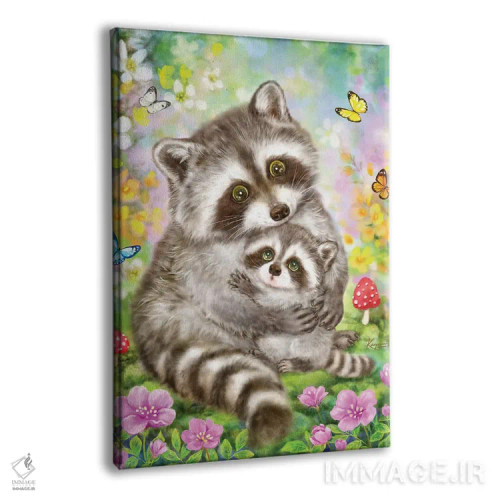 تابلو دکوراتیو در آغوش مادر اثر کایومی هارای - نمای پرسپکتیو محصول