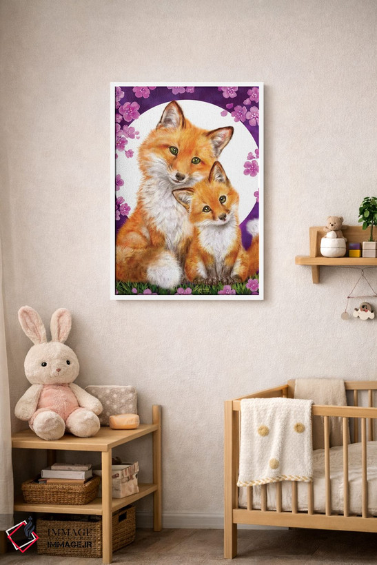 تابلو دکوراتیو شب گلگون اثر کایومی هارای - D3W