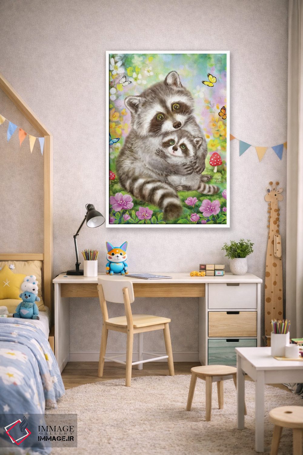 تابلو دکوراتیو در آغوش مادر اثر کایومی هارای - D1W