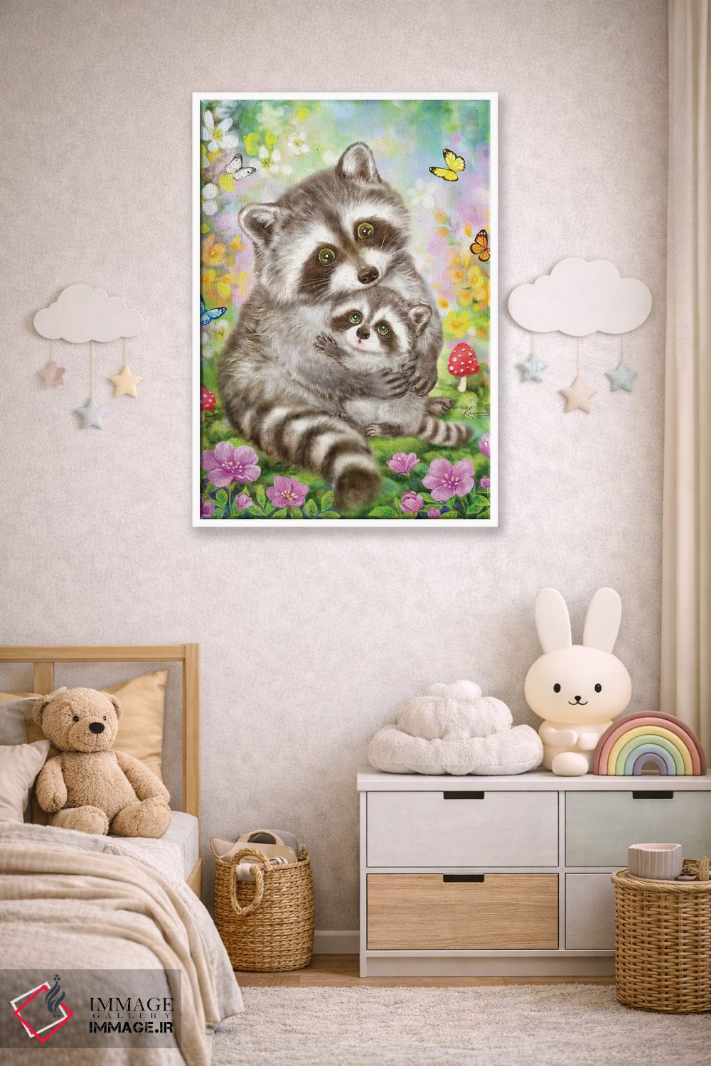 تابلو دکوراتیو در آغوش مادر اثر کایومی هارای - D4W