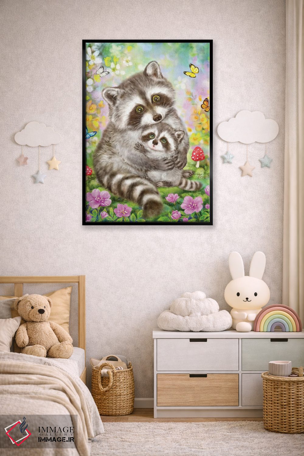 تابلو دکوراتیو در آغوش مادر اثر کایومی هارای - D6B