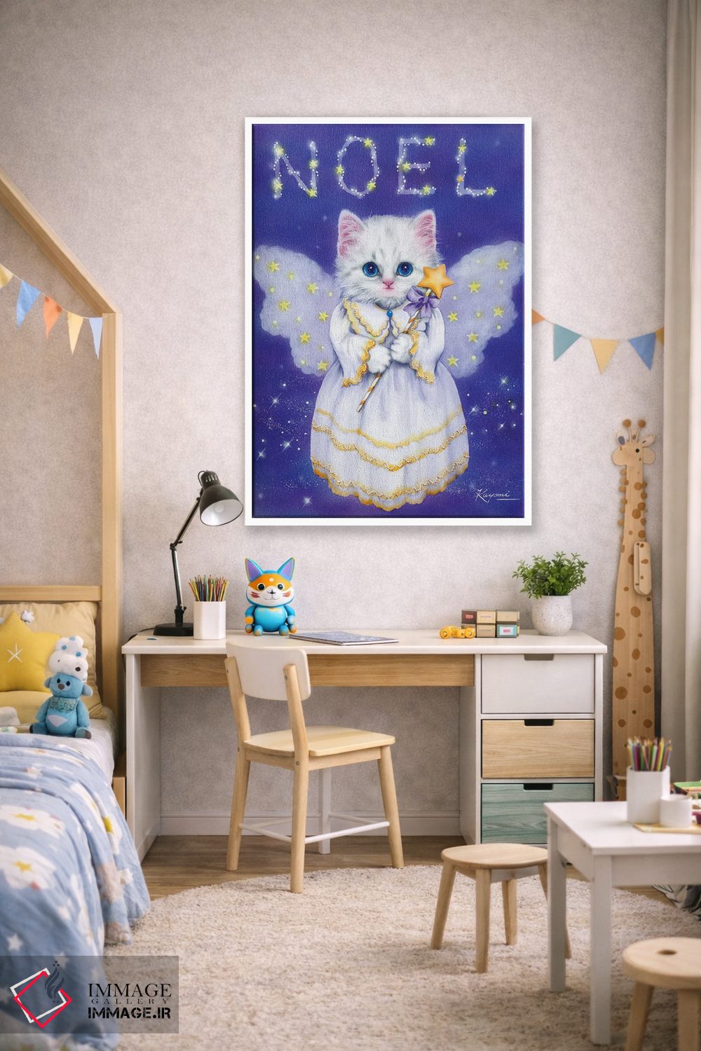 تابلو دکوراتیو نوئل اثر کایومی هارای - D1W