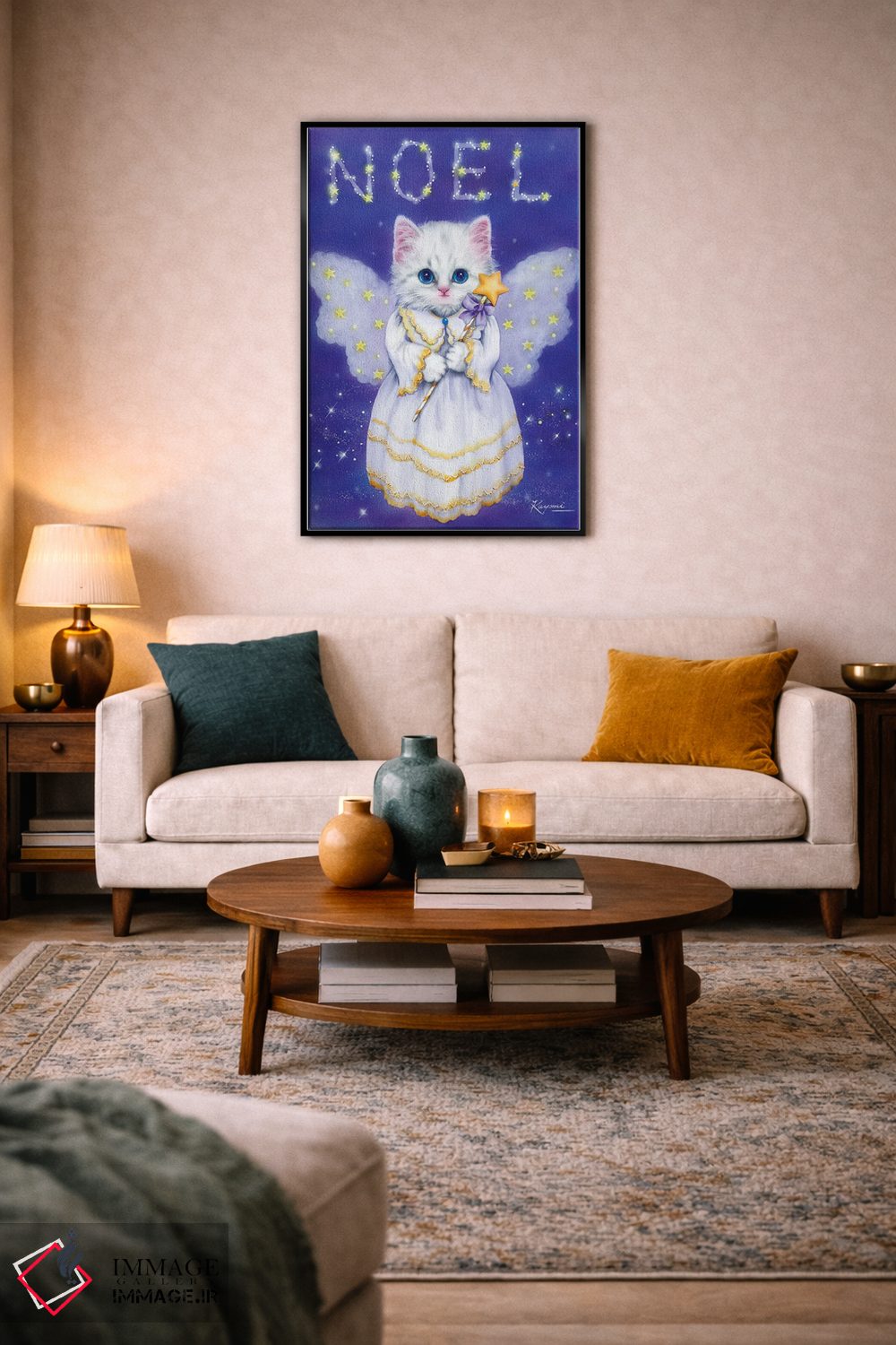 تابلو دکوراتیو نوئل اثر کایومی هارای - D6B