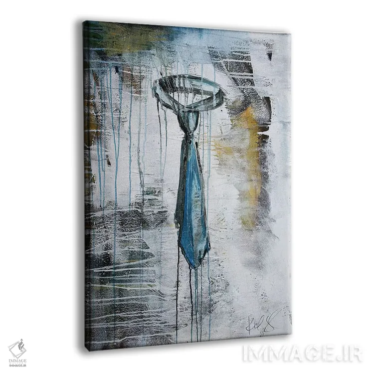 تابلو مدرن کراوات اثر کنت یانگستروم - نمای پرسپکتیو محصول