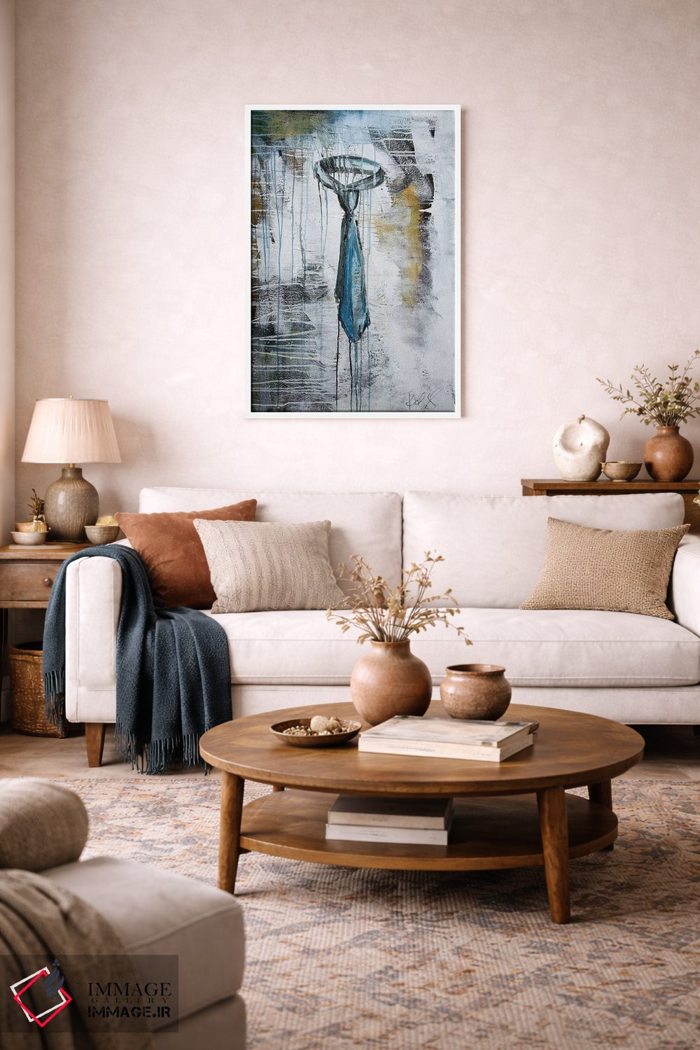 تابلو مدرن کراوات اثر کنت یانگستروم - D2W