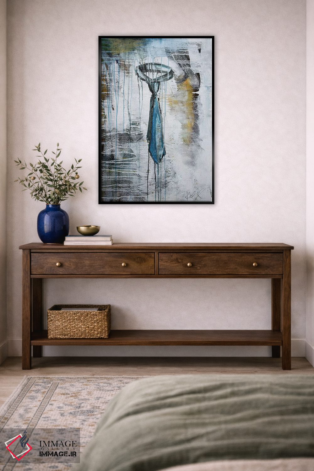 تابلو مدرن کراوات اثر کنت یانگستروم - D4B