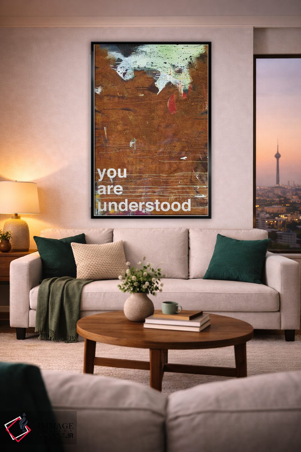 تابلو مدرن تو درک شده ای I اثر کنت یانگستروم - D1B