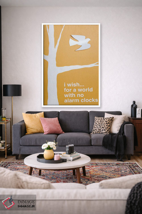 تابلو دکوراتیو بدون ساعت زنگ دار III اثر کنت یانگستروم - D1W