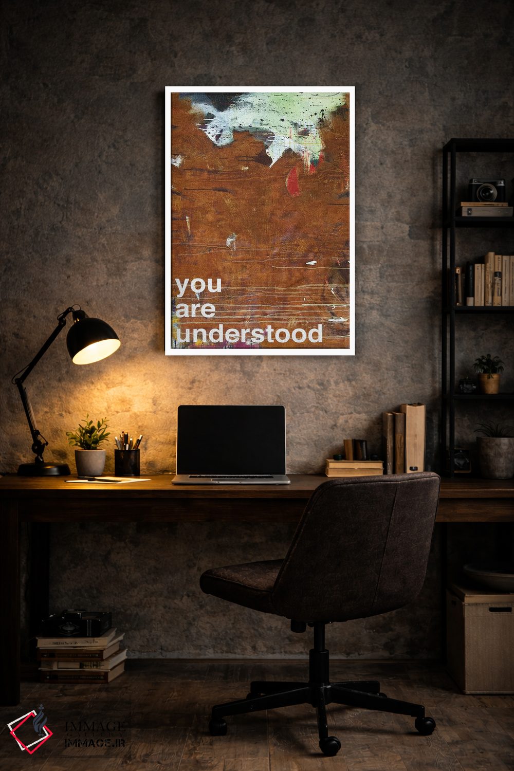 تابلو مدرن تو درک شده ای I اثر کنت یانگستروم - D5W