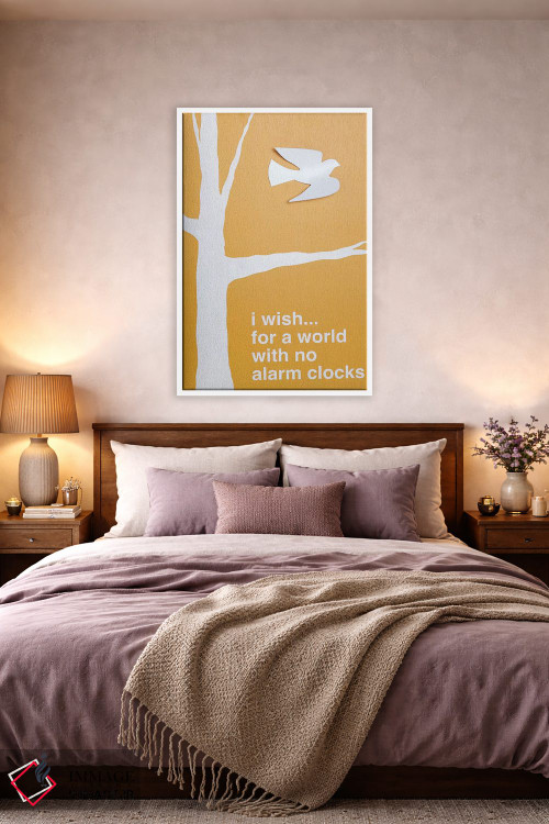 تابلو دکوراتیو بدون ساعت زنگ دار III اثر کنت یانگستروم - D3W