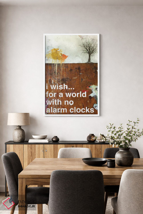 تابلو مدرن بدون ساعت زنگ دار I اثر کنت یانگستروم - D2W