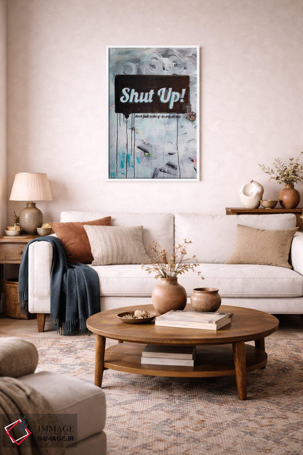 تابلو مدرن ساکت باش اثر کنت یانگستروم - D2W