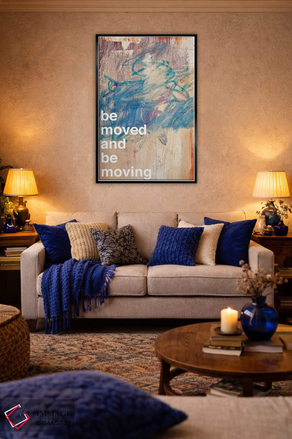 تابلو مدرن تکان بخور I اثر کنت یانگستروم - D5B