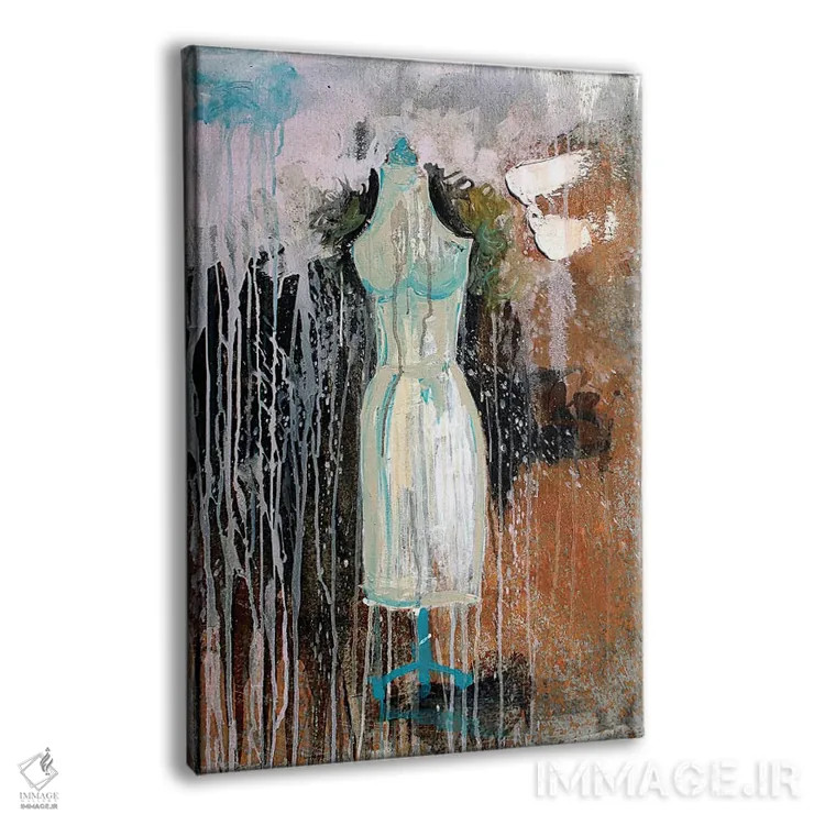 تابلو مدرن لباس زنانه اثر کنت یانگستروم - نمای پرسپکتیو محصول