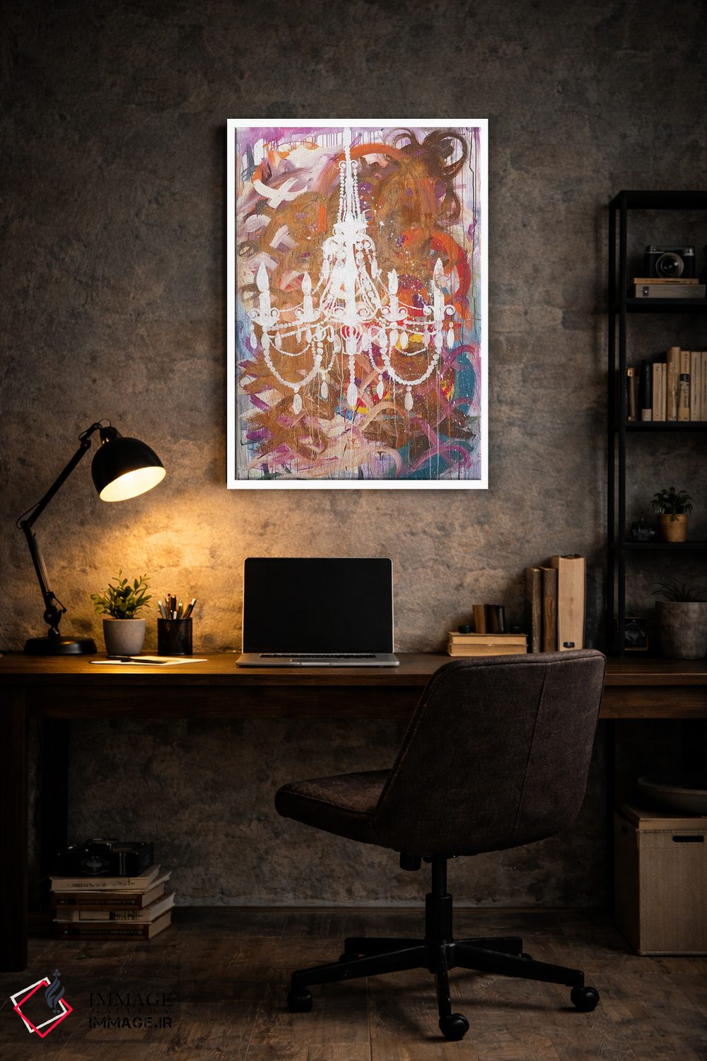 تابلو انتزاعی یانگستروم دابل زیرو فایو اثر کنت یانگستروم - D6W