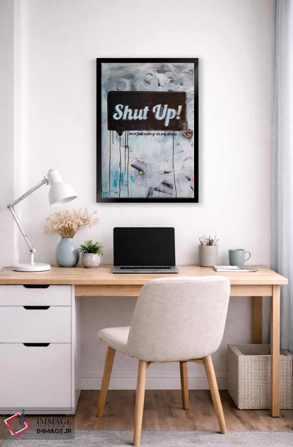 تابلو مدرن ساکت باش اثر کنت یانگستروم - D6B