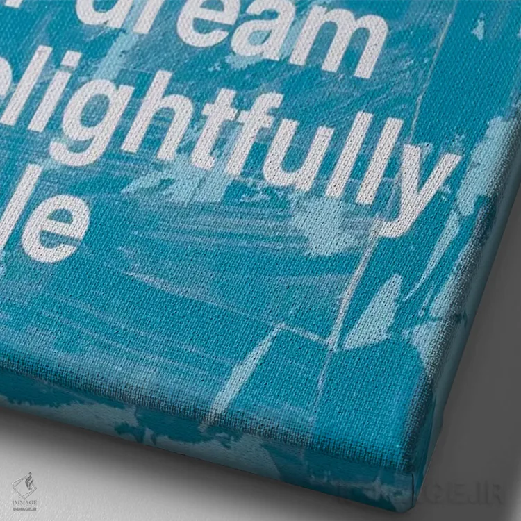 تابلو مدرن رویای تو III اثر کنت یانگستروم - نمای نزدیک بافت بوم