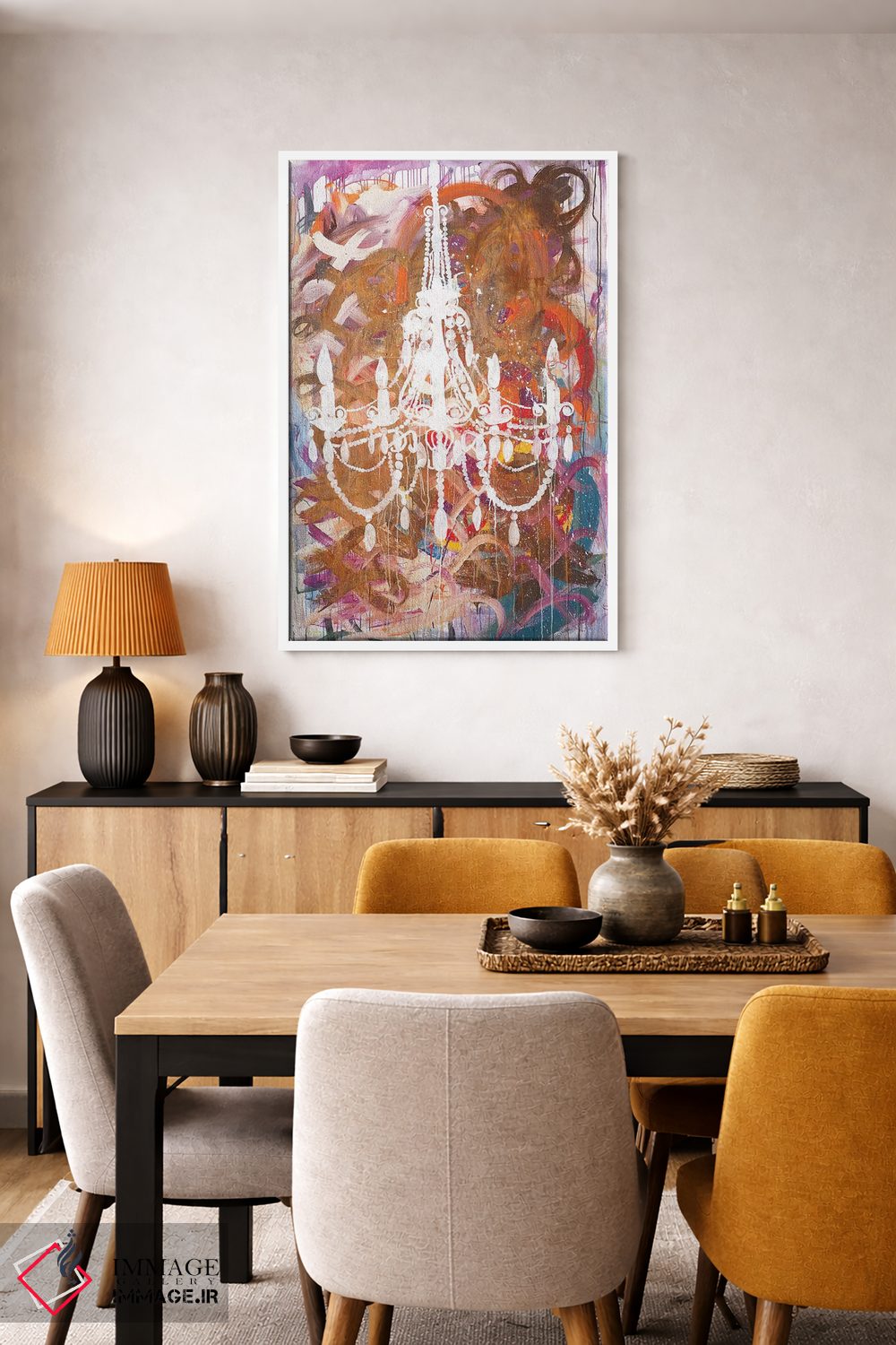 تابلو انتزاعی یانگستروم دابل زیرو فایو اثر کنت یانگستروم - D5W