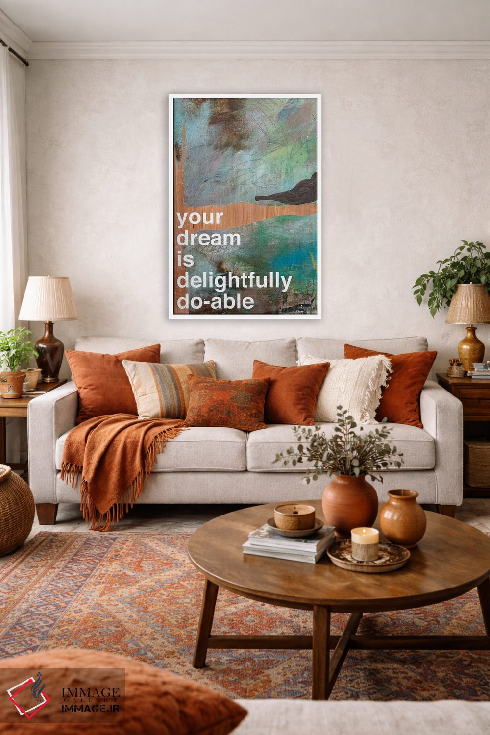 تابلو مدرن رویای تو I اثر کنت یانگستروم - D2W