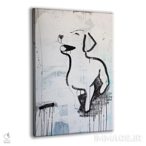 تابلو دکوراتیو عشق توله سگ ها اثر کنت یانگستروم - نمای پرسپکتیو محصول