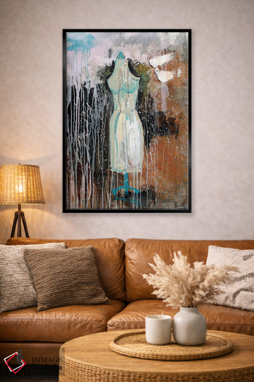 تابلو مدرن لباس زنانه اثر کنت یانگستروم - D3B
