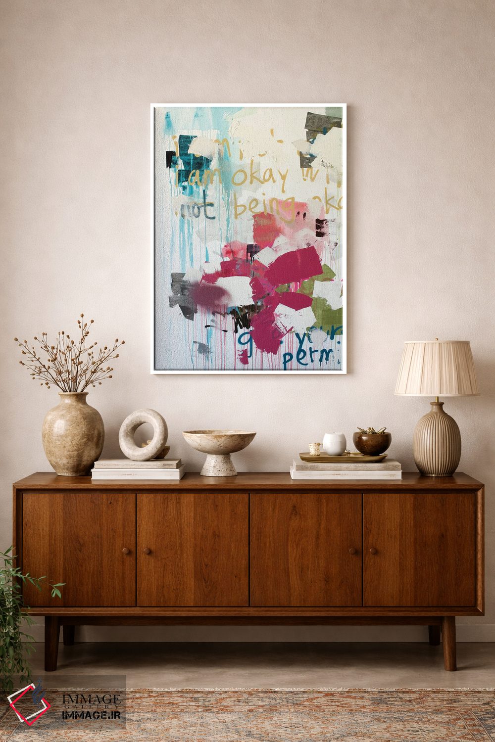 تابلو انتزاعی من خوبم ۳ اثر کنت یانگستروم - D2W