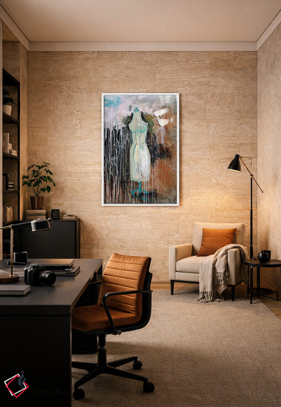 تابلو مدرن لباس زنانه اثر کنت یانگستروم - D6W