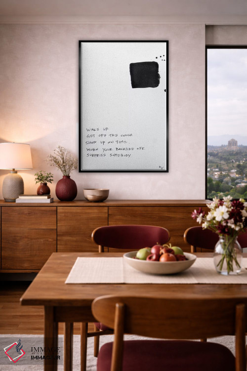 تابلو مینیمال از مبل بلند شو اثر کنت یانگستروم - D4B