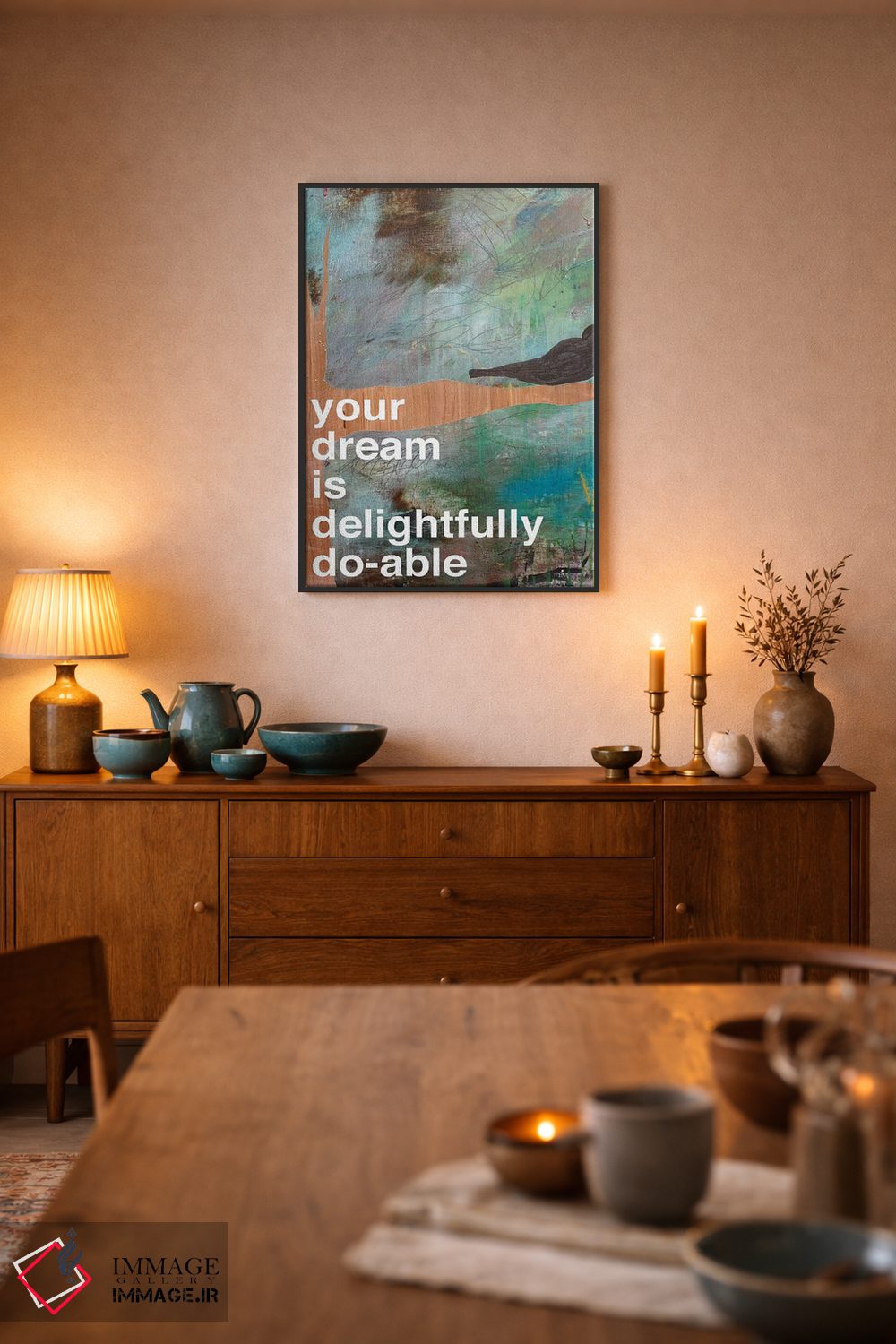 تابلو مدرن رویای تو I اثر کنت یانگستروم - D6B