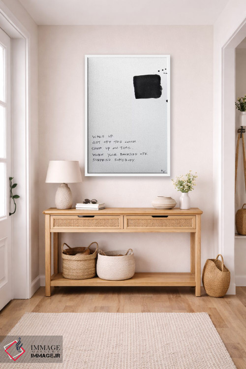 تابلو مینیمال از مبل بلند شو اثر کنت یانگستروم - D5W