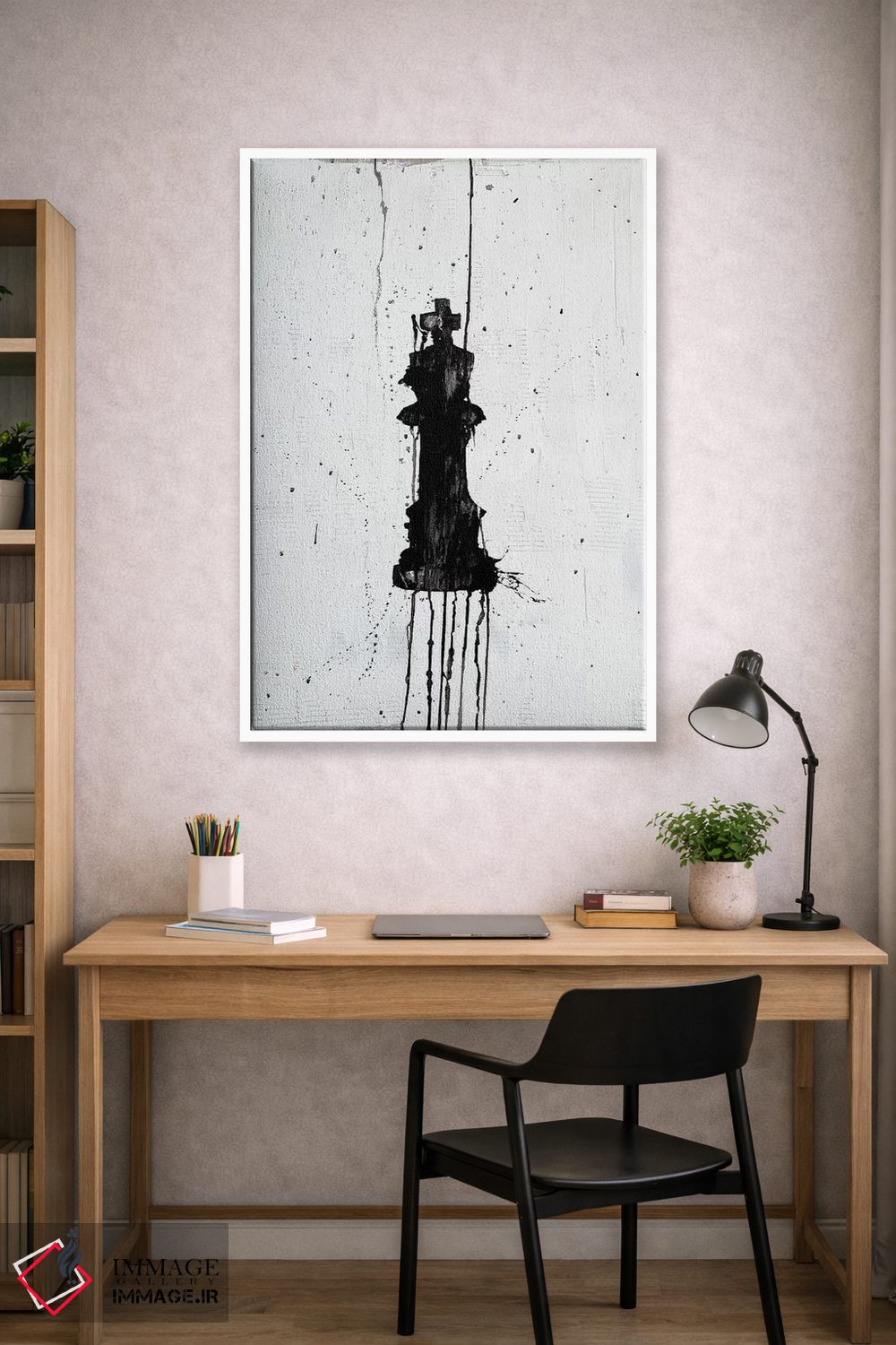 تابلو انتزاعی پادشاه اثر کنت یانگستروم - D1W
