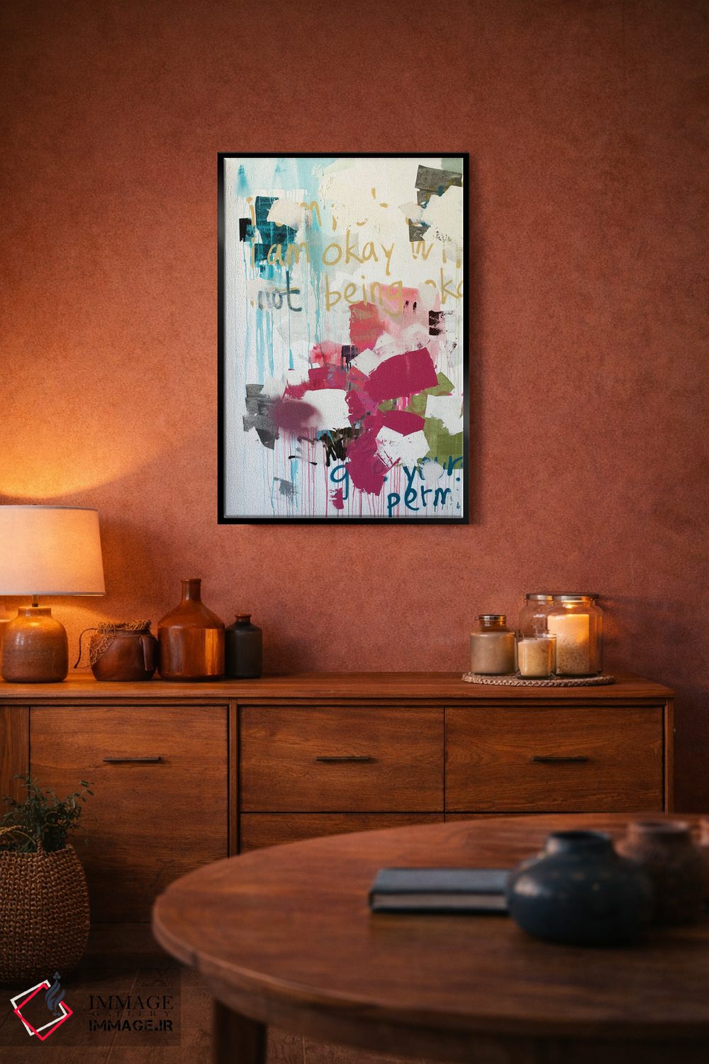 تابلو انتزاعی من خوبم ۳ اثر کنت یانگستروم - D5B