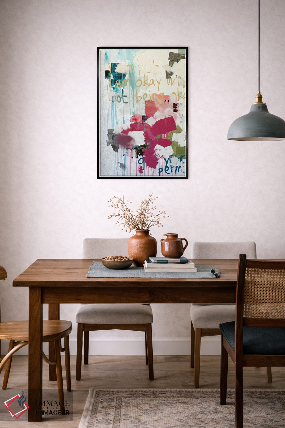 تابلو انتزاعی من خوبم ۳ اثر کنت یانگستروم - D6B