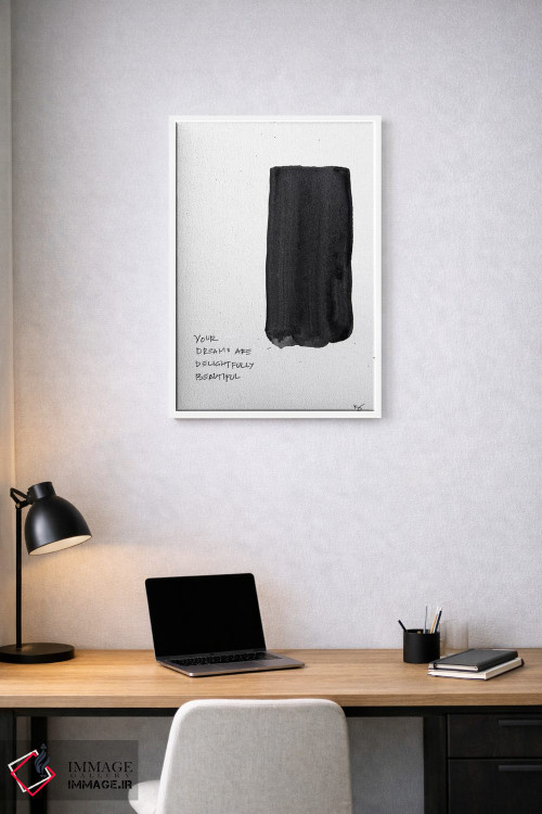 تابلو مینیمال رویاها دلپذیر و زیبا هستند اثر کنت یانگستروم - D1W