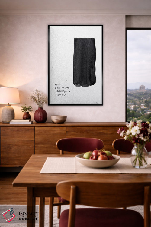 تابلو مینیمال رویاها دلپذیر و زیبا هستند اثر کنت یانگستروم - D3B