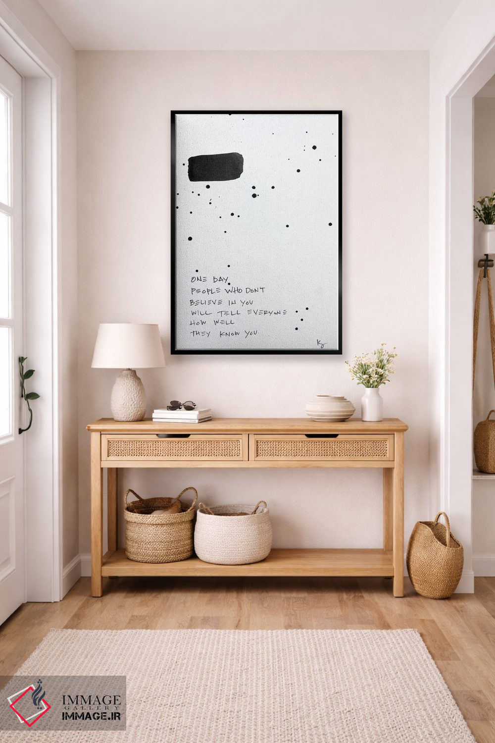 تابلو مینیمال یک روز اثر کنت یانگستروم - D5B