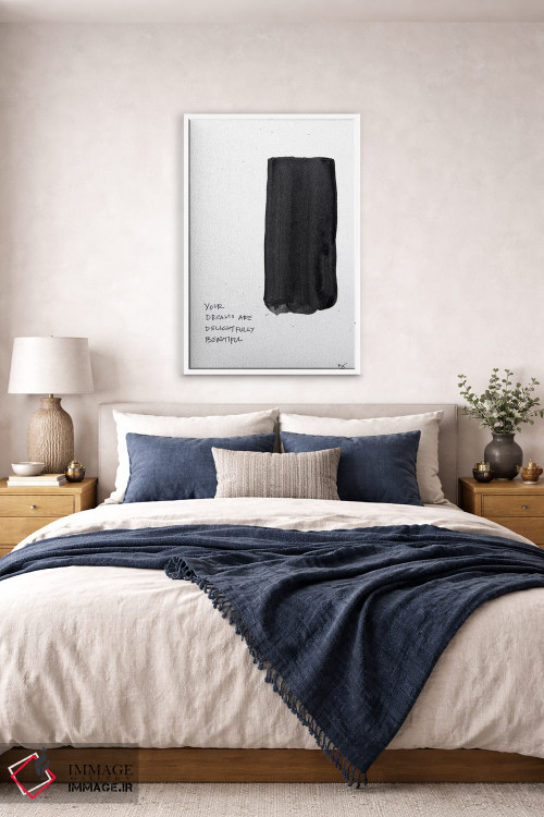 تابلو مینیمال رویاها دلپذیر و زیبا هستند اثر کنت یانگستروم - D4W