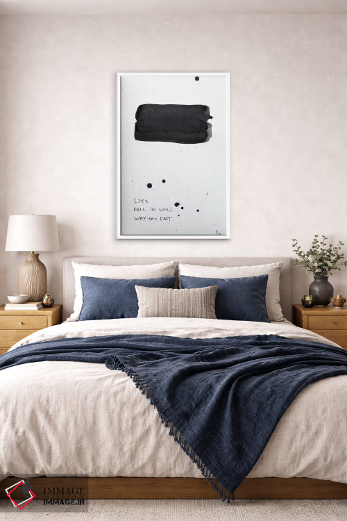 تابلو مینیمال خیلی زود عاشق شدن اثر کنت یانگستروم - D5W