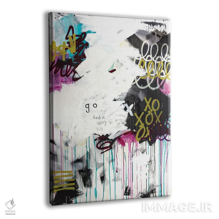 تابلو مدرن برو دنبال یک داستان اثر کنت یانگستروم - نمای پرسپکتیو محصول